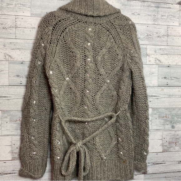 Victoria Secret Pink rhinestone wool cardigan - Picture 8 of 8